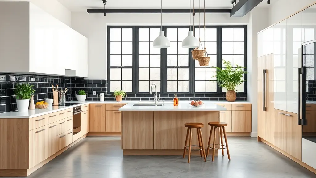 cuisine bois couleur clair