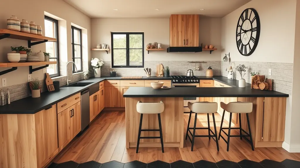 cuisine bois moderne